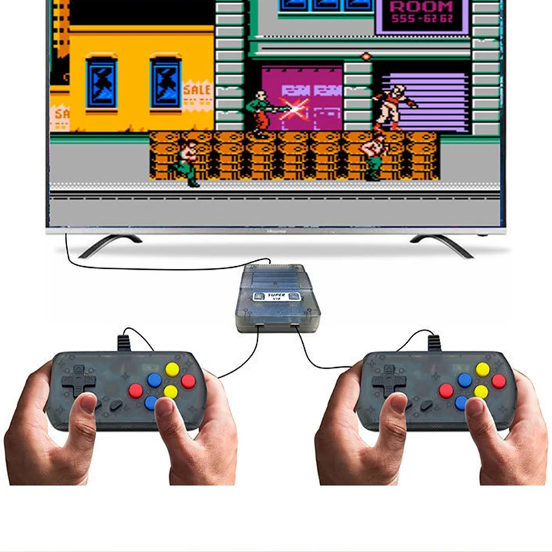 Игровая консоль Vib TV с вибрирующей ручкой 169 в 1 для SNES кабельный контроллер