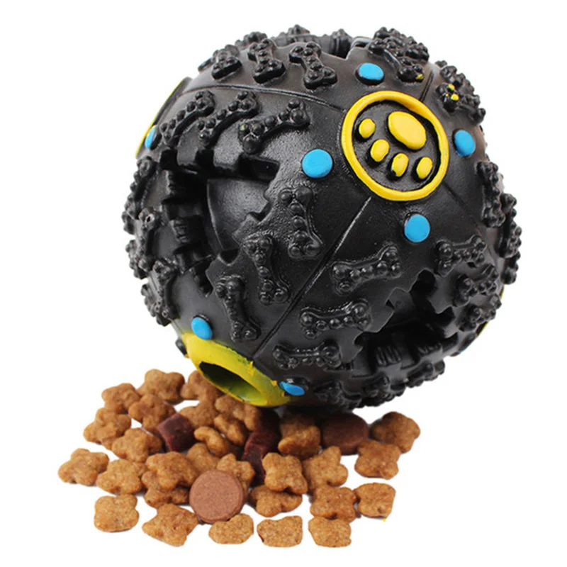 

Смешная собака утечки Еда шарик-игрушка для питомцев скрипучая жевательная игрушка для собак игрушка интерактивные образовательные дресс...