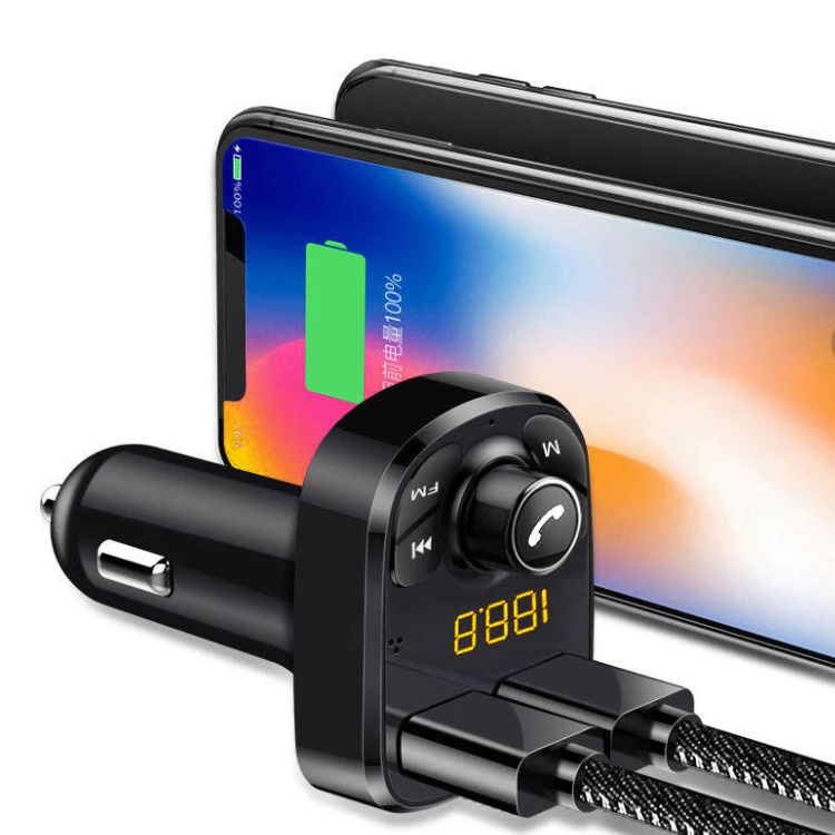Автомобильный MP3-плеер Kebidu Bluetooth 5 0 FM-трансмиттер модулятор громкой связи