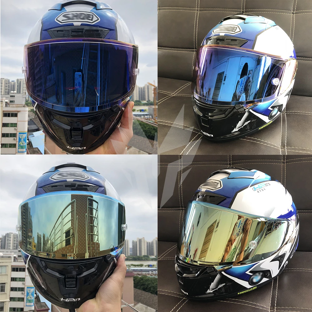 

Helmet Visor For SHOEI X14 Z7 Z-7 CWR-1 NXR RF-1200 X-spirit Helmet Lens X-14 Motorcycle Helmet Accessories Revo Tinted Lens