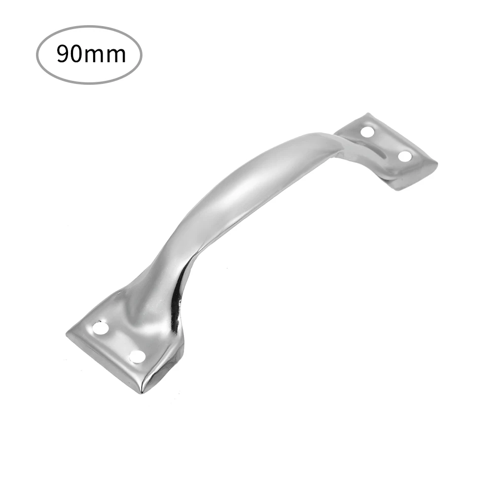 Hole Distance 90mm Ручки шкафа из нержавеющей стали кухонные ручки для выдвижных ящиков оборудование для обработки мебели 90/105/128mmm расстояние отверстия - Цвет: Hole Distance 90mm