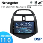 Автомобильный мультимедийный плеер 2DIN, 2.5D, Android 11 GO, dvd, GPS, для CHEVROLET Spark Beat M300, 2010, 2011, 2012-2014, с навигацией, радио, BT, Wi-Fi