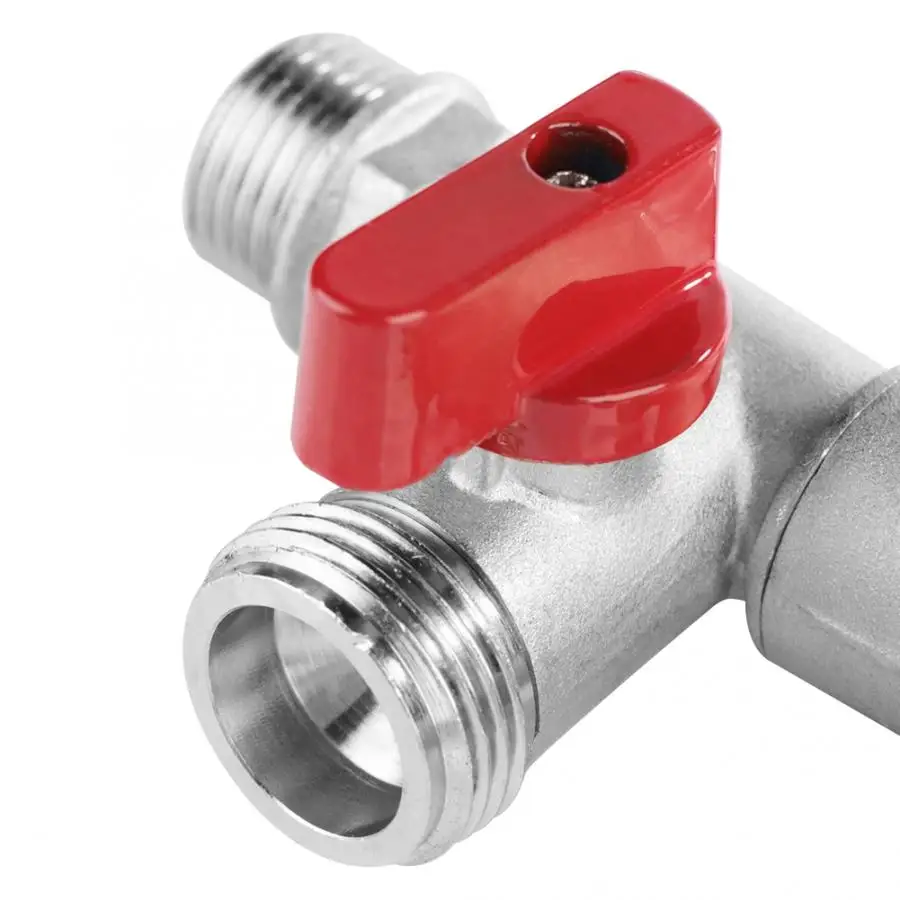 Латунный смеситель с двумя клапанами 90 градусов 1/2 дюйма | Обустройство дома