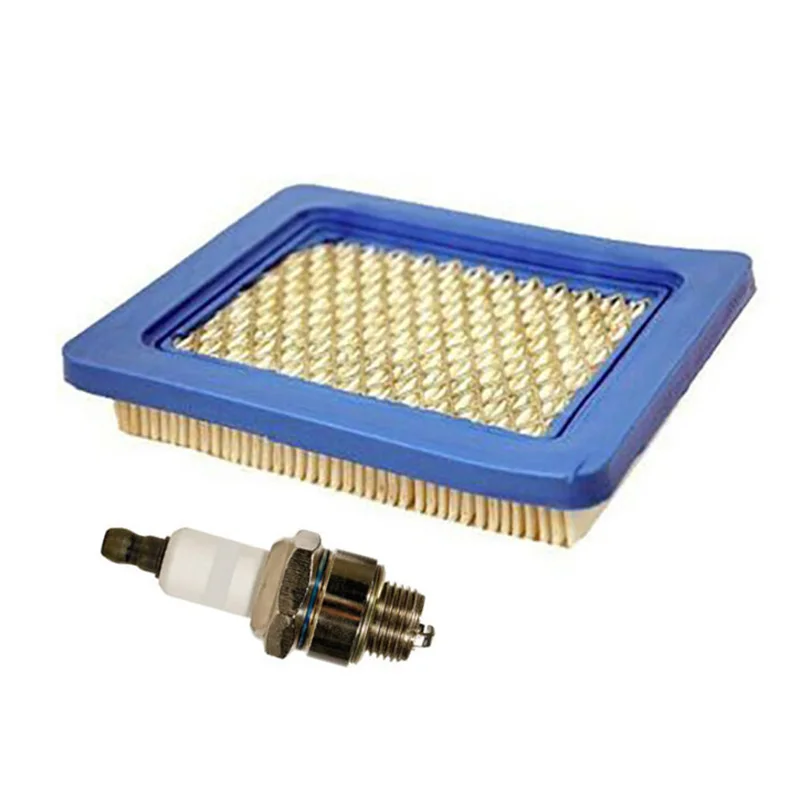 

Air Filter & Spark Plug Replacement Kit For B & S Toro 491588 491588s RJ19LM Chain Saw Lawn Mowers Part Accessories
