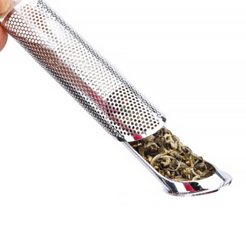 

Kitchen accessories brand new tea strainer stainless steel infuser tube-shaped design hanging tea infuser teaspoon filter tool