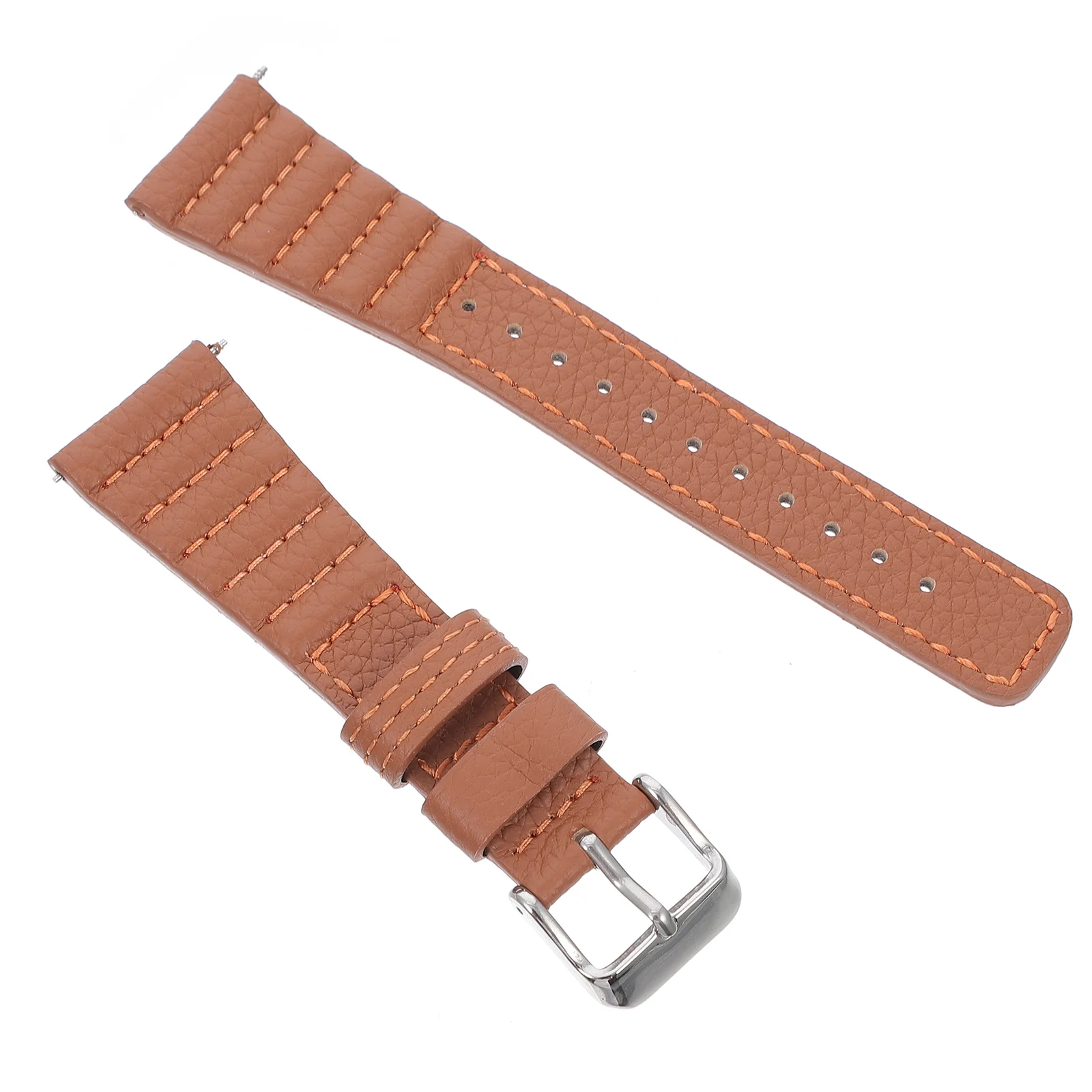 

1 Pc Leather Watch Strap Adjustable Watchband Watch Band Compatible for Fitbit