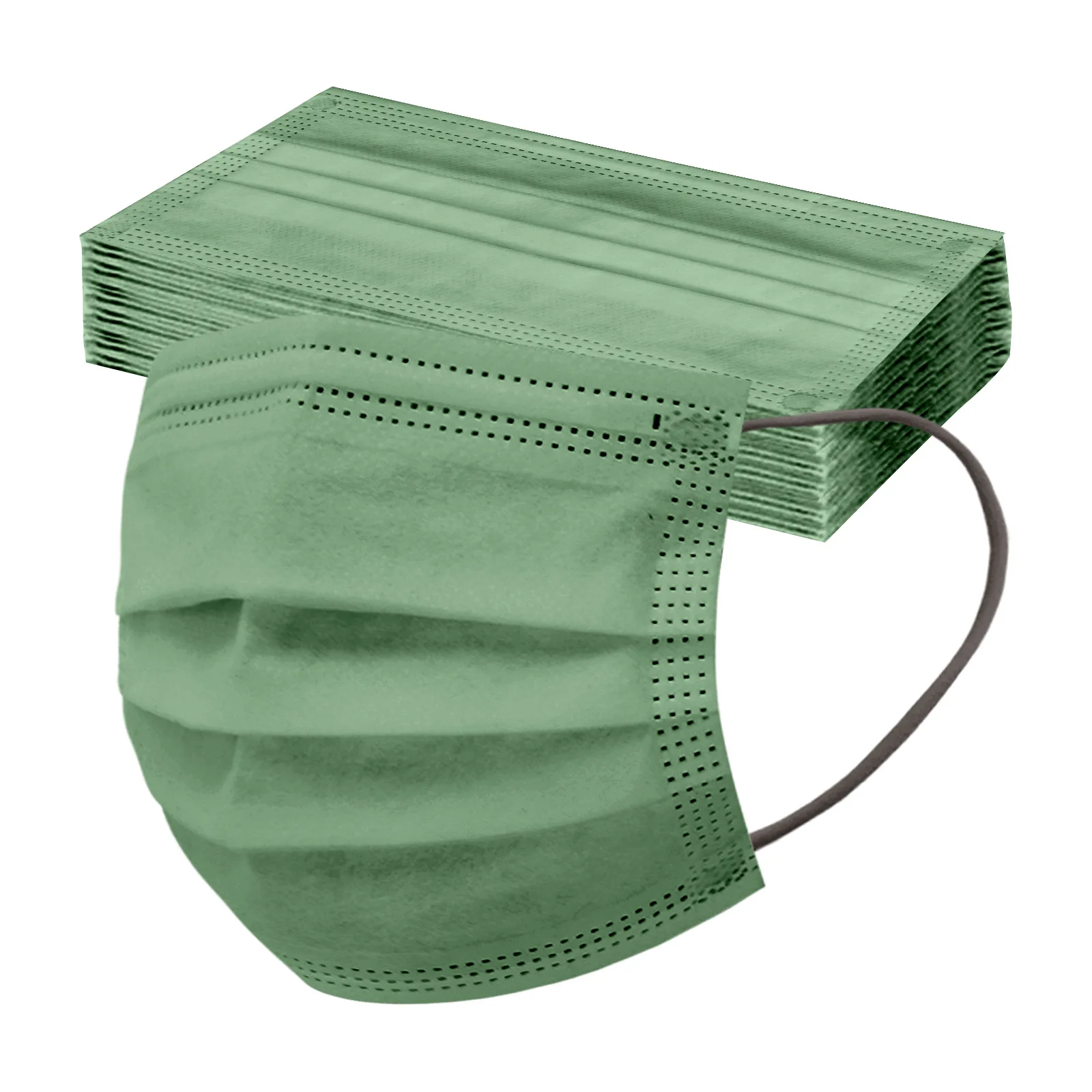 10/50/100pcs Morandi Disposable Face Mask Adult 3 Layer Non-woven Color Mouths for face women Protective mask masque | Безопасность и