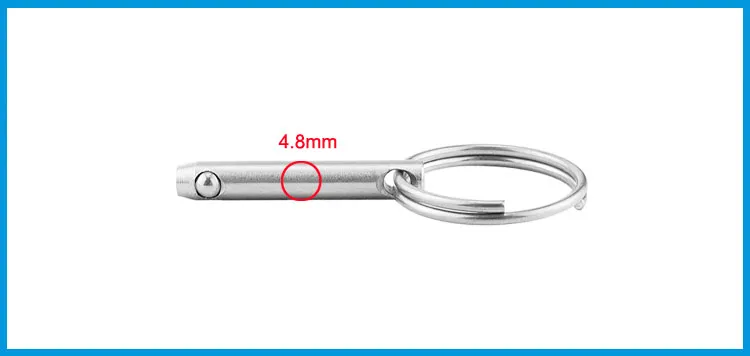 4 шт. 8 мм Морской сорт 316 Нержавеющая сталь 3/16 дюйма с быстроразъемной шаровой
