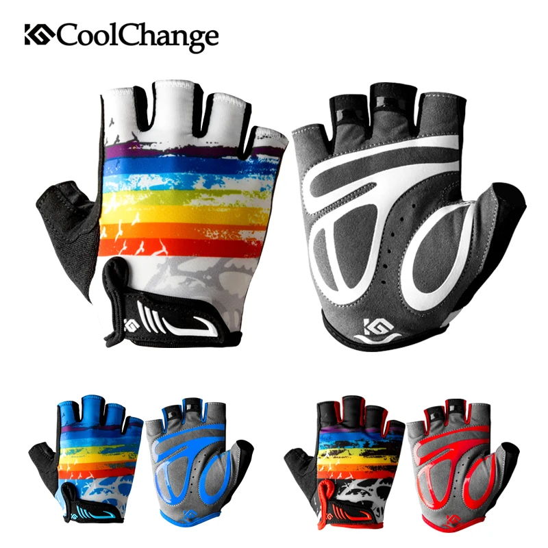 CoolChange детские велосипедные перчатки с полупальцами дышащие спортивные