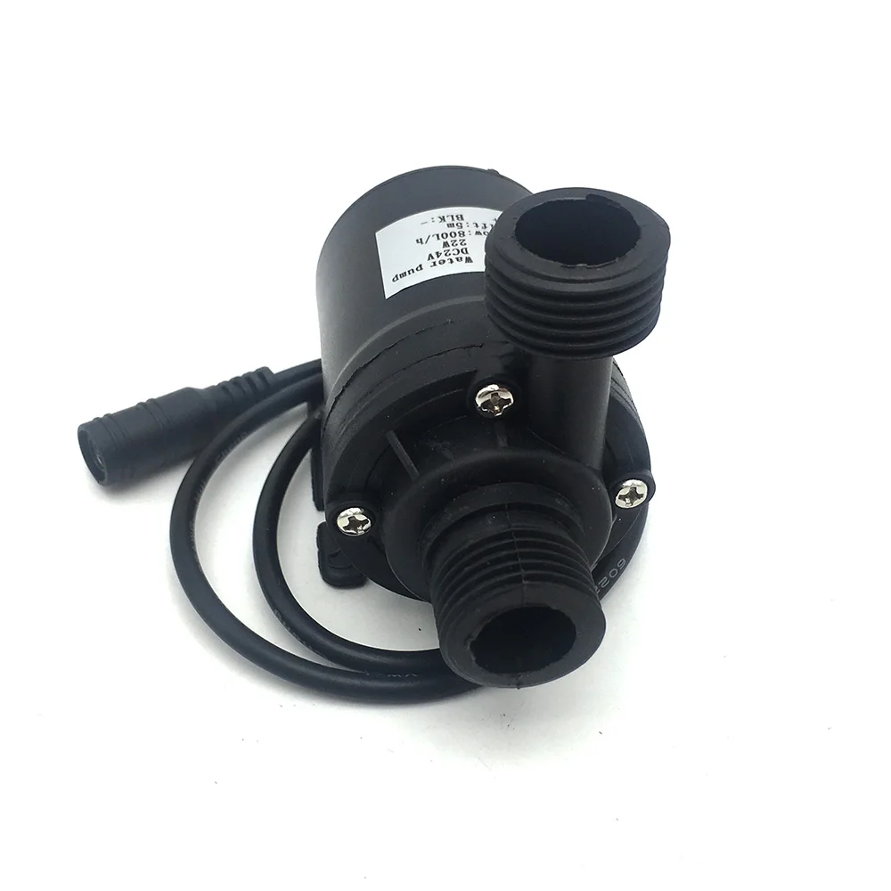 DC12V 24V бесщеточный мотор для водяного насоса 800L/ч Макс подъем 5m погружной водяной