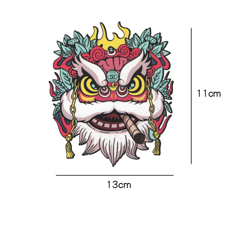 

Cute Funny Car Sticker Lion Head Sticker Car Decoration Accessories Sticker Motorcycle Vinyl Decal For Motorcycle Automobile