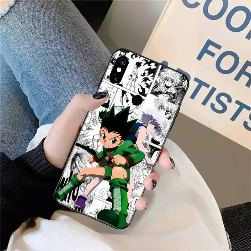 

GONFREECSS Hunter Hunter X anime Phone Case For Xiaomi Redmi note 7 8 9 t max3 s 10 pro lite funda shell coque cover