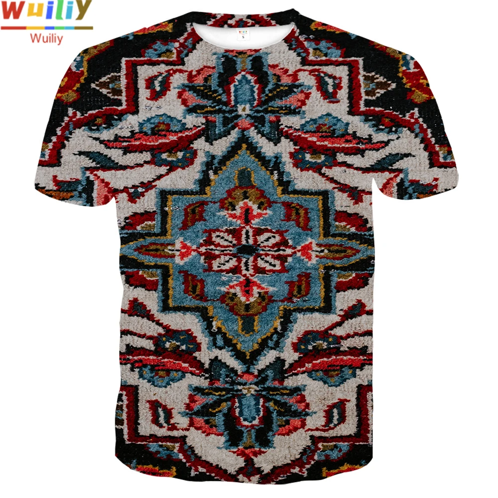 

Mural T-shirt For Men Summer Folk-Custom Graphic Skull 3D Print Tees Sport T Shirt Women/Men Novelty Tops