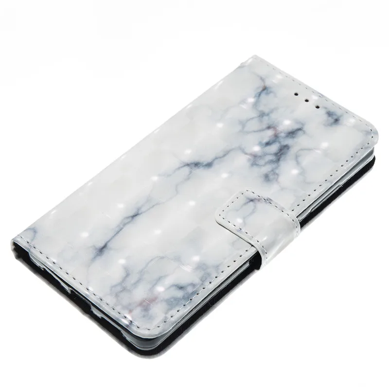 3D мраморный Блестящий Плетеный Бумажник кожаный чехол для телефона подставка ID