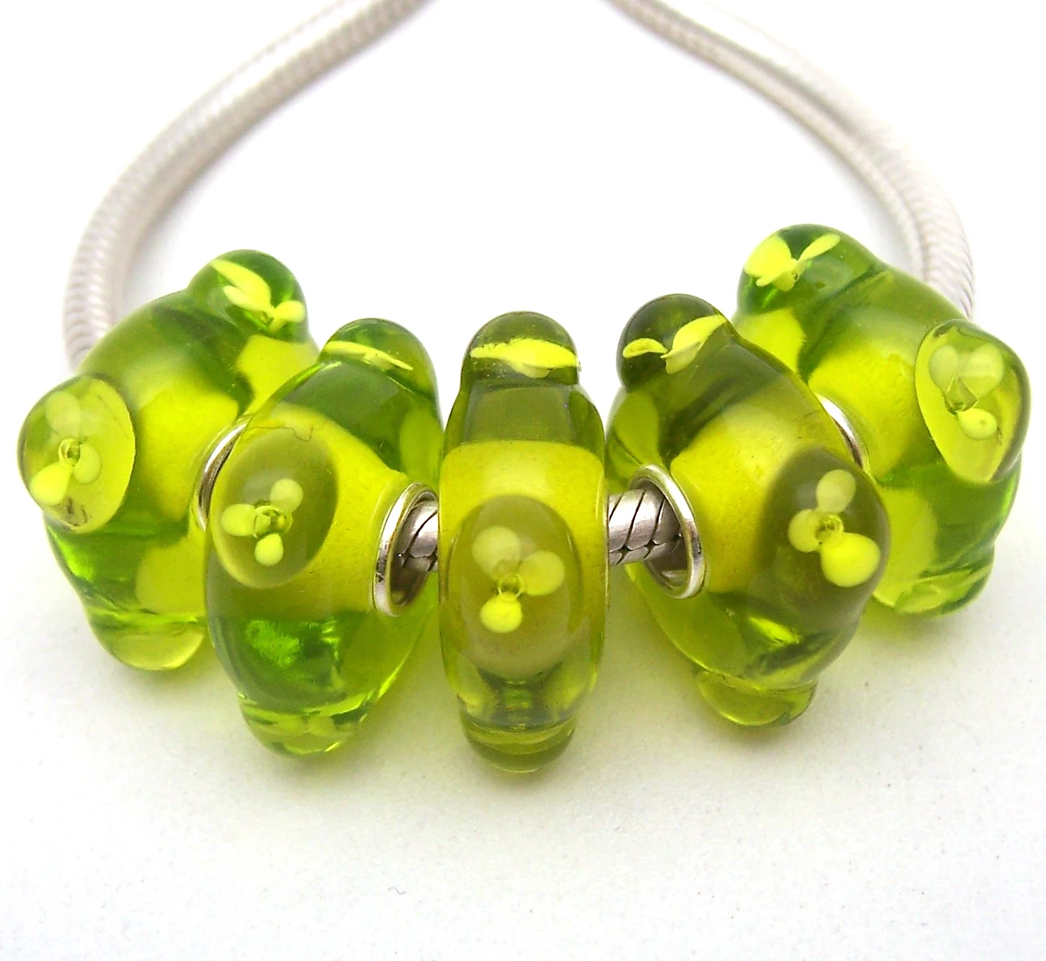 

JGWGT 2770 5X 100% Authenticity S925 Sterling Silver Beads Murano Glass beads Fit European Charms Bracelet diy jewelry Lampwork