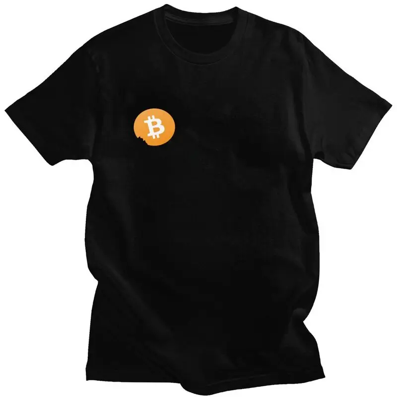 

Funny Cryptocurrency Bitcoin Tshirt for Men Short Sleeves Summer T Shirt Classic Crypto Btc Blockchain Geek T-shirt Cotton Tee
