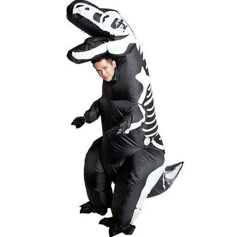 Надувной костюм динозавра на Хэллоуин гигантский для косплея маскарадный