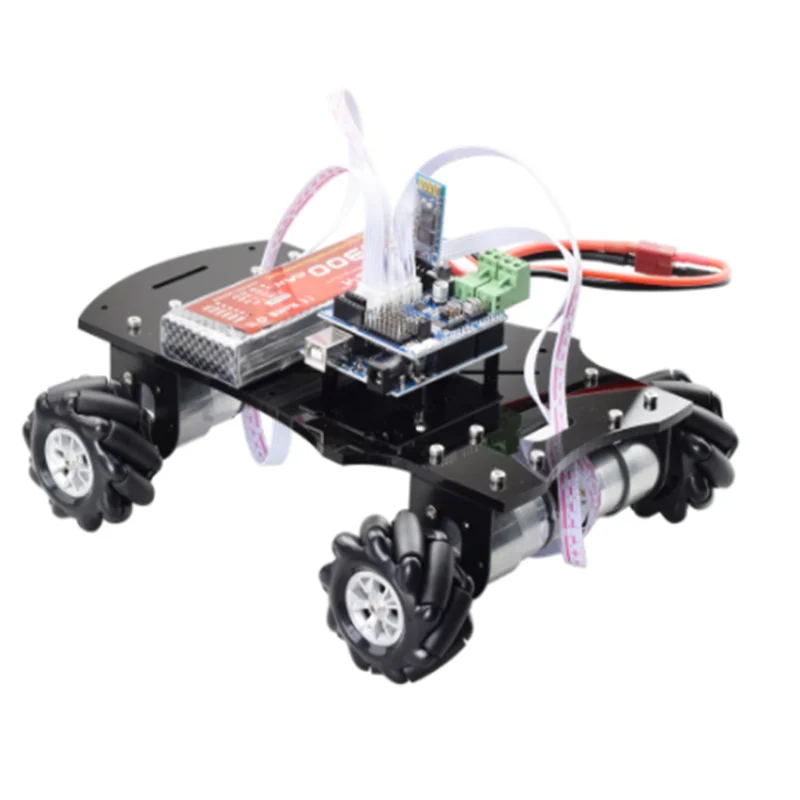 Комплект шасси для робота автомобиля 4WD Mecanum всенаправленная платформа с 4
