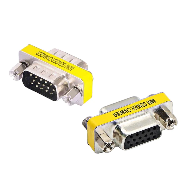 VGA HD15pin vga zu Adapter Gender Changer Konverter für Laptop Computer Projektoren HDTV Stecker und Spielen | Компьютеры и офис