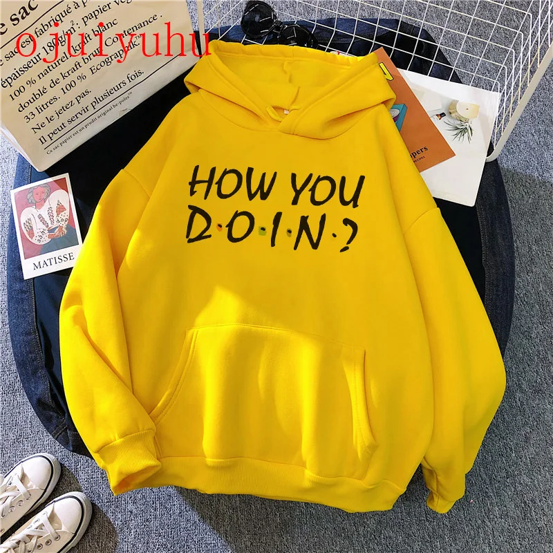 

Friends Tv Show Printed Long Seelve Hoodies Tops Harajuku Funny Graphic Swearshirts Ullzang Fashion Streetwear 90s Hoody Female