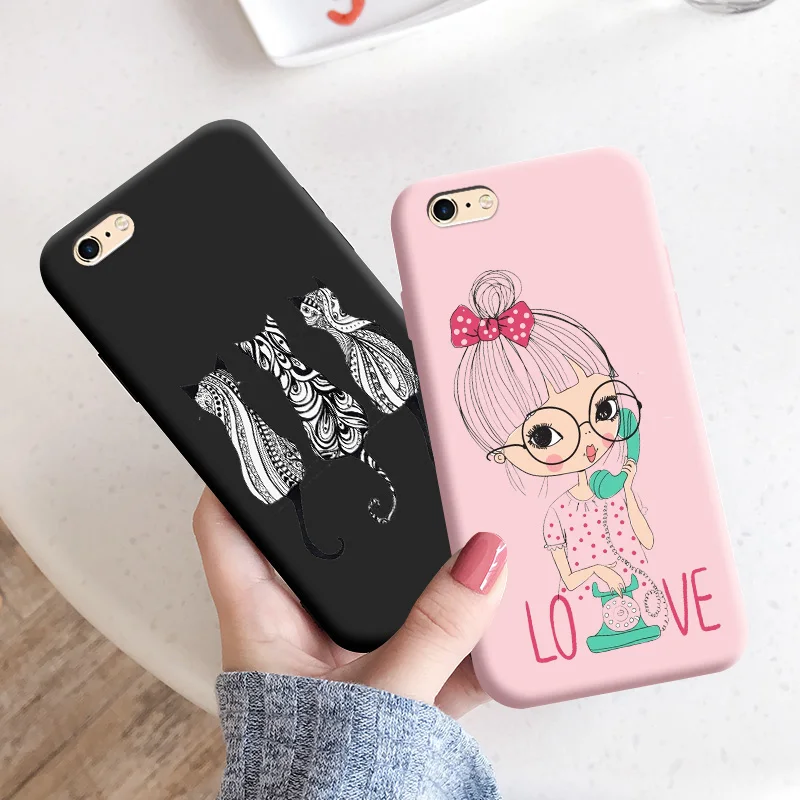 Чехол для телефона с милым котенком iPhone 5 5S SE 6 6S 7 8 Plus 2020 чехол изображением
