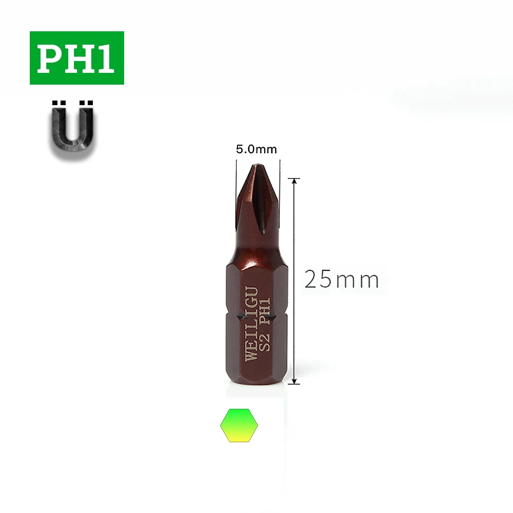 1 набор бит для отверток электрические магнитные биты S2 Torx Sl сверла с