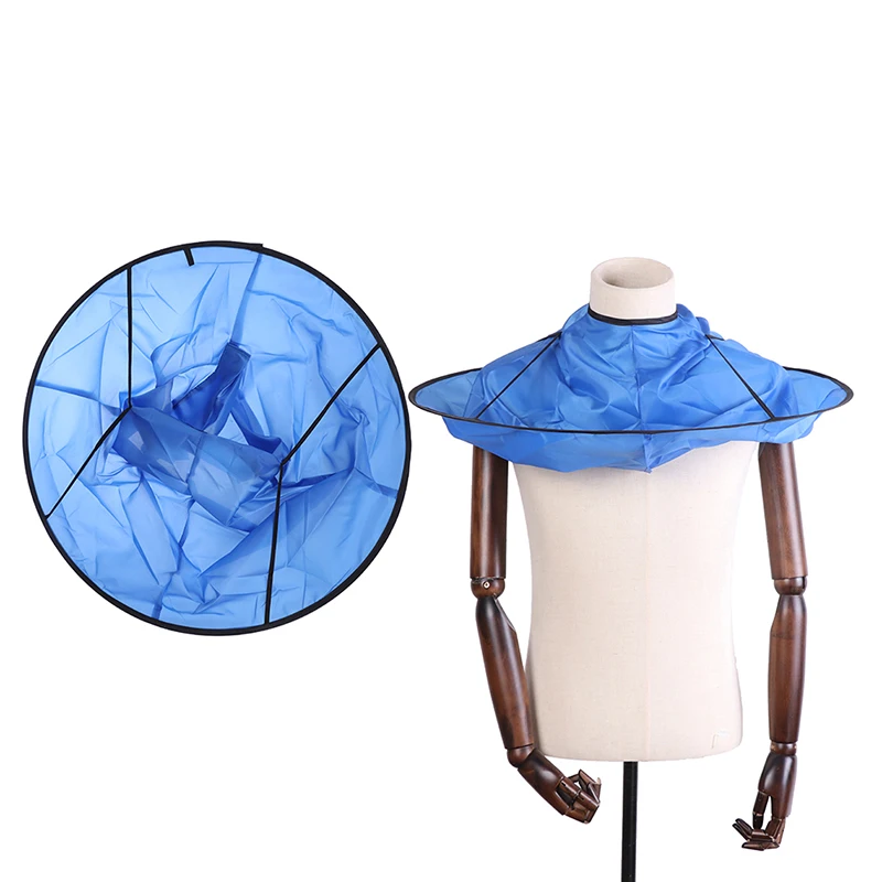 

Blue Fashion Hairdresser Cloth DIY Hair Cutting Cloak Umbrella Cape Salon Barber Salon & Home Stylists Using Hair Care Capes