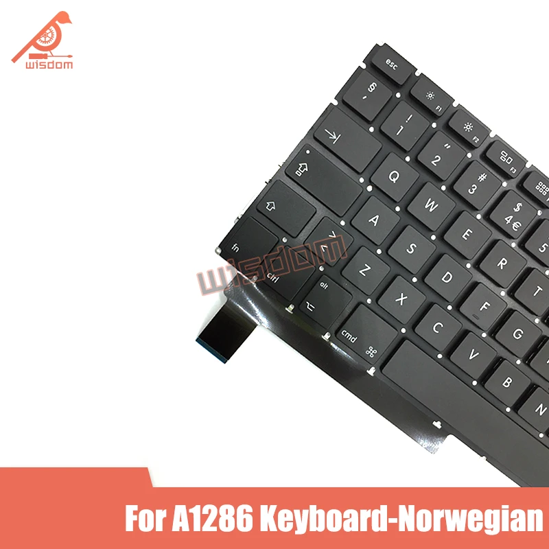 Совершенно новая клавиатура для Macbook Pro15 &quotA1286 норвежская Клавиатура с винтами