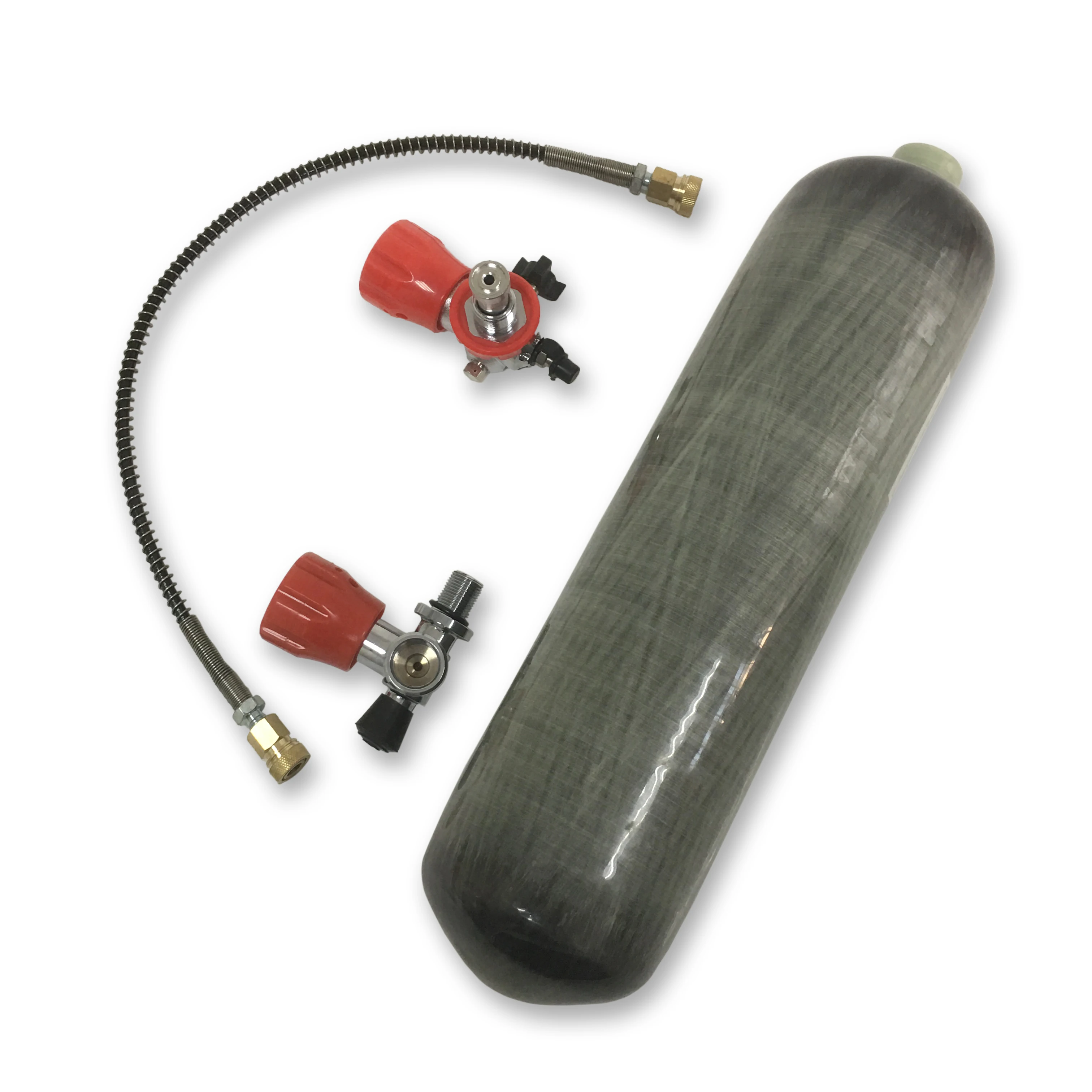 AC103101 3L CE 4500Psi Mini Scuba Air Tank Pcp Air Rifle Carbon Air Tank 300Bar Cylinder For Diving Airforce Condor Pcp Valve-M