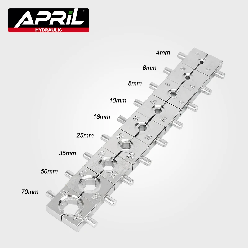 9 пар ручных гидравлических электрических кабельных клемм обжимной инструмент