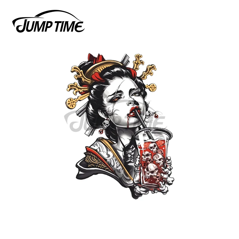 

JumpTime 13x5,7 см для вампира для девочек очаровательные сапоги наклейка для ноутбука автомобилей класса RV Стикеры Windows прикуса царапин личность ...