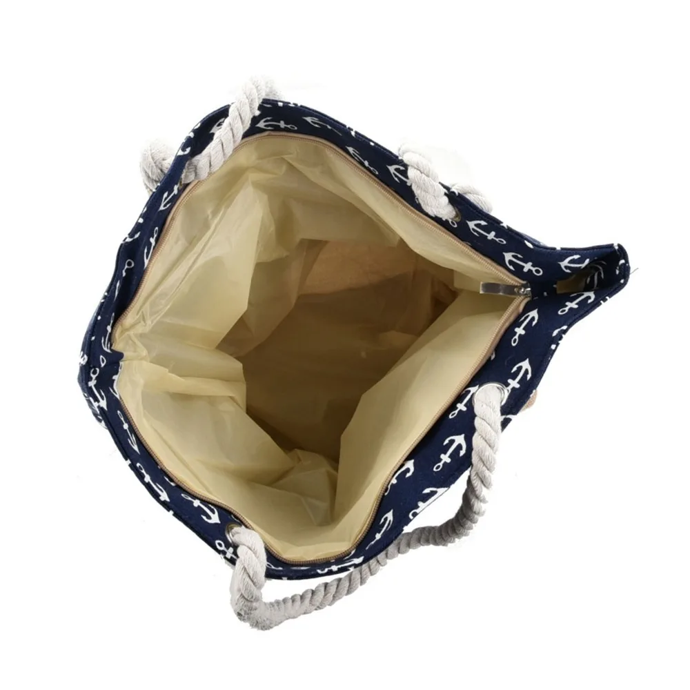 2019 летняя парусиновая большая пляжная сумка вместительная для покупок с