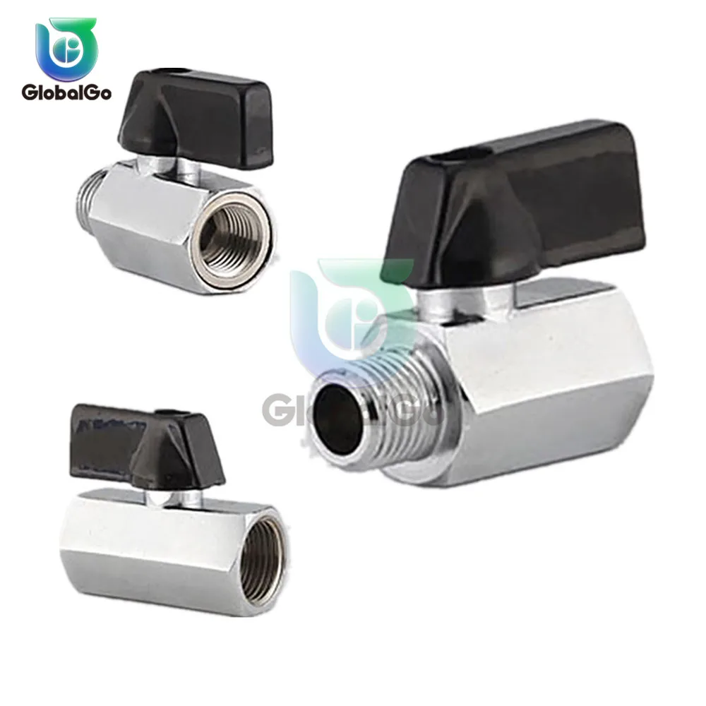 1 шт. 1/4 &quotлатунный шаровой кран штыревой к женскому соединителю воздушного