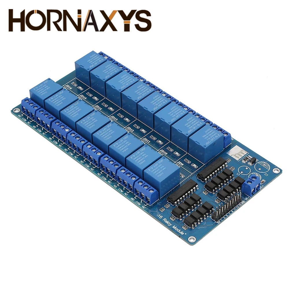 

DC 5V 12V 24V 16 Channel Relay Module For arduino ARM PIC AVR DSP Electronic Relay optocoupler LM2576 Interface Power Relays