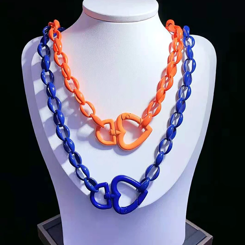 

2021Charming 3 Meters, Metal Chain Colorful Enamel Link Chain for Jewelry Making Findings DIY Supplies