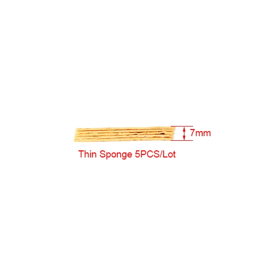 Thin 5PCS 60 мм* 60 мм желтый паяльник наконечник сварки чистящие губки колодки высокая температура паяльник Паяльные Аксессуары - Цвет: Thin 5PCS