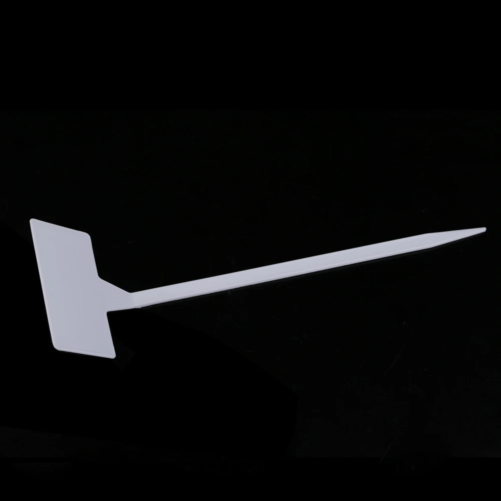 

Gardens Planting Tools 50 Pcs Bonsai Plastic Plant Labels Garden Labels T-type Upturned Garden Tags Markers Nursery Upturned