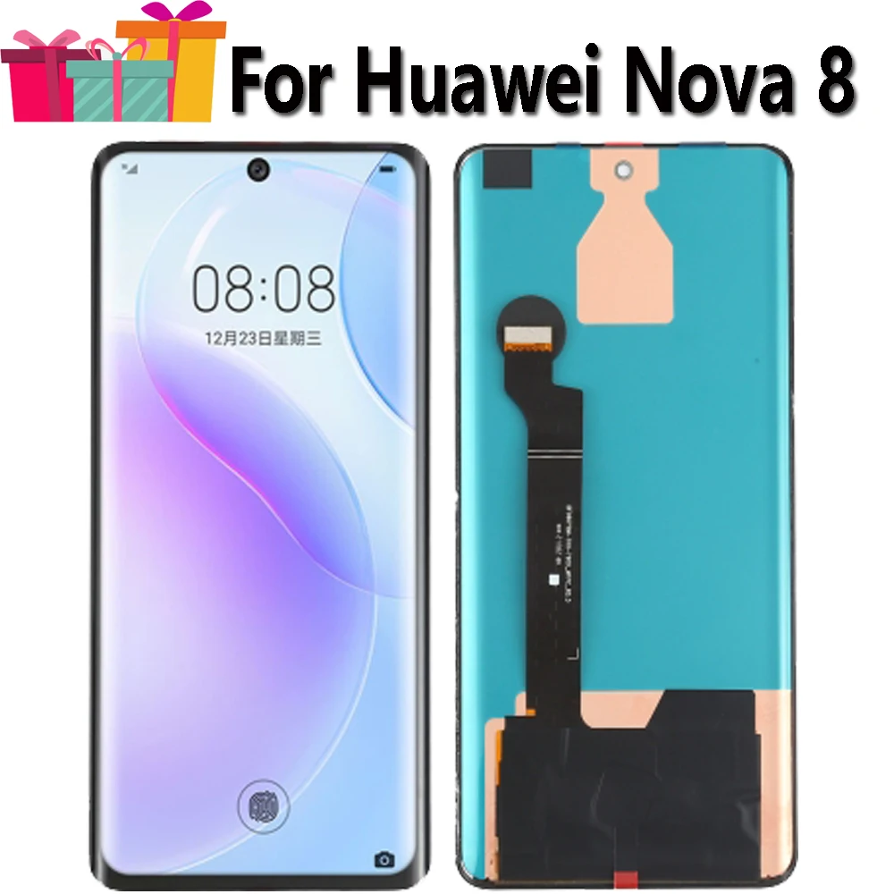 Pantalla Original de reemplazo de 6,57 "para Huawei Nova 8 5G ANG-AN00, montaje de digitalizador con pantalla t&aacute;ctil LCD-0