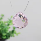 Прозрачный кристалл Ловец солнца творческий розовый острый шарик отель свадебное освещение домашний декор комнаты