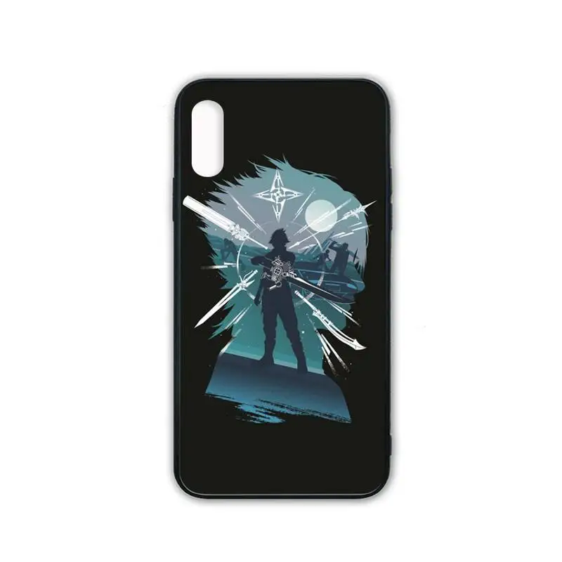 

Final Fantasy VII soft TPU black case cover for iphone se 2020 6 6s 7 8 plus x xs max xr 11 12 pro max coque