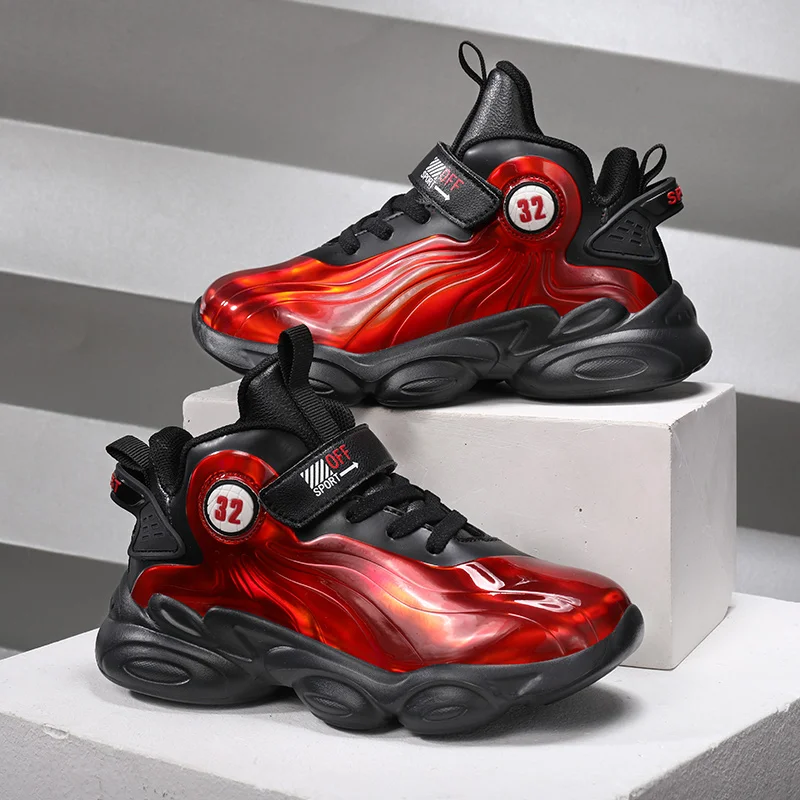 

Hot four seaso children fashion casual shoes Boys' sneakers boy Brand High top running Basketball shoes kids 12 13 14 years old