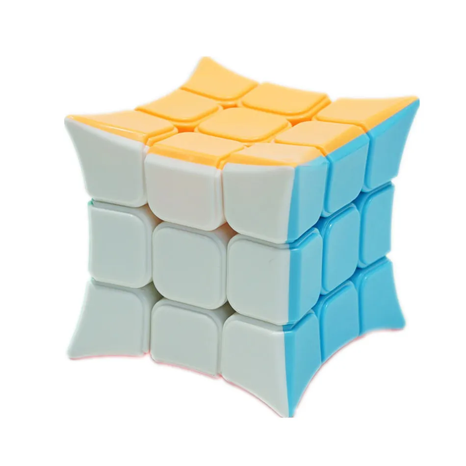 

Yongjun Latest cube 3x3x3 King Corner Macaron color toys professional magic puzzle cube 3x3