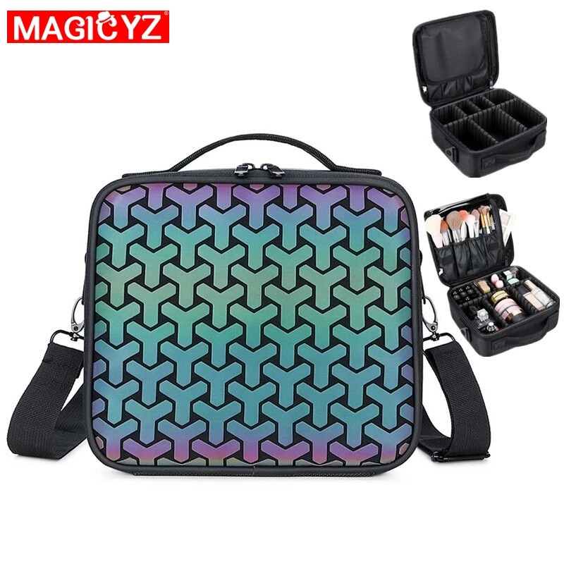 Модные женские туфли ручка косметички для девушек красоты чехол световой