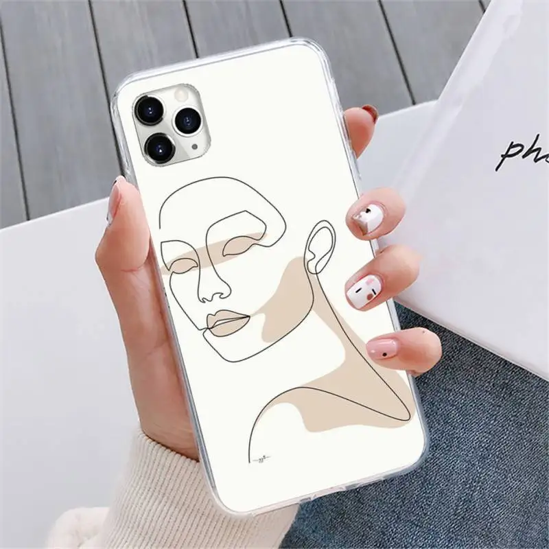 

Abstract line art Phone Case For iphone 12 5 5s 5c se 6 6s 7 8 plus x xs xr 11 pro max mini