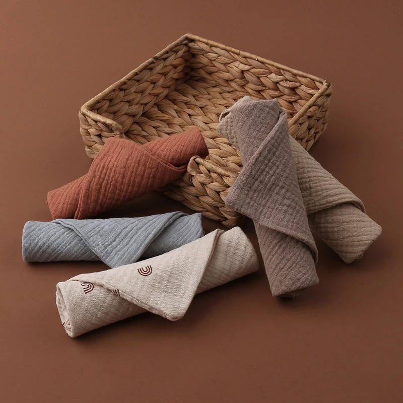 5 шт. в наборе вытирания слюней младенцев Полотенца абсорбент детская отрыжка