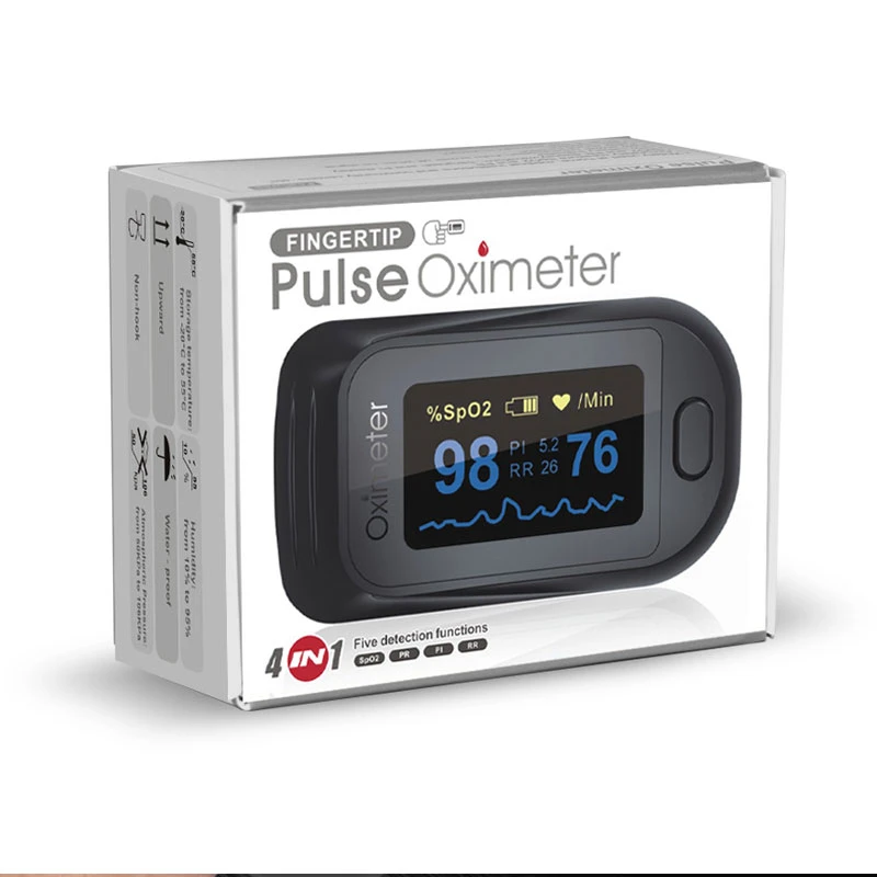 Семейный медицинский Пульсоксиметр SPO2 Oled портативный кислород в крови с пульсом