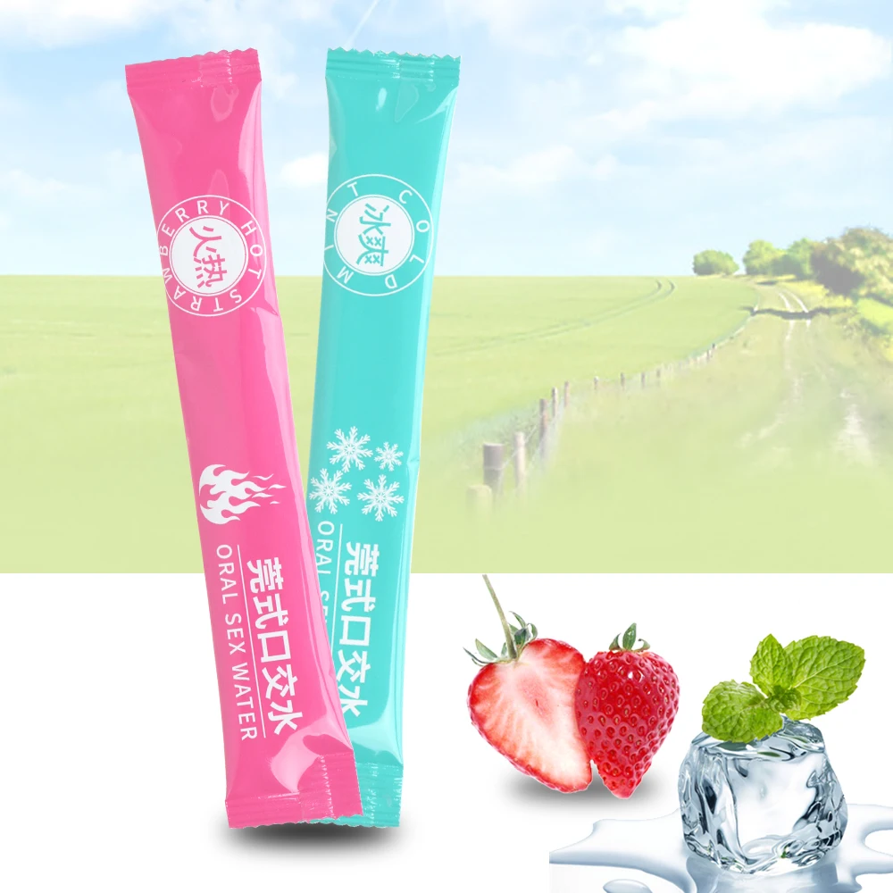 Смазка для орального секса на водной основе смазка массажа нетоксична 8 шт./компл.