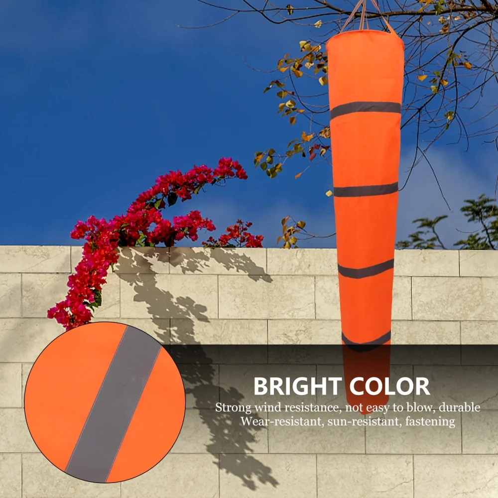 

1pc Wind Direction Measurement Bag Windsock Garden Decoration (Orange)