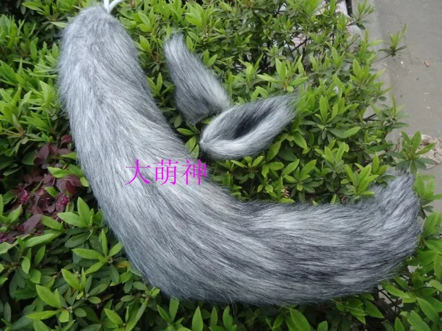 Японские Аниме Костюмы Спайс и волк Холо Косплей Хэллоуин лисий хвост чистый