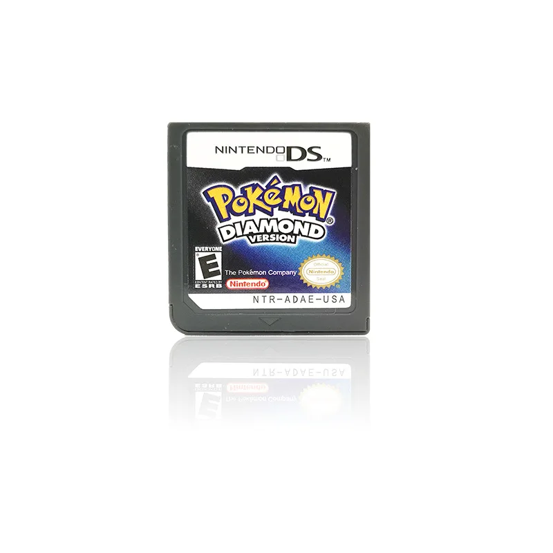 Cartucho de juego Pokemon serie Diamond HeartGold Pearl Platinum SoulSilver Nintendo DS, tarjeta de consola en ingl&eacute;s para DS 3DS 2DS NDS-3